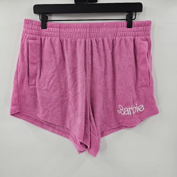 Barbie Pants - Barbie shorts xxl plus size pink towel fabric swim cover summer vacation